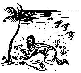 Monk in the Desert
